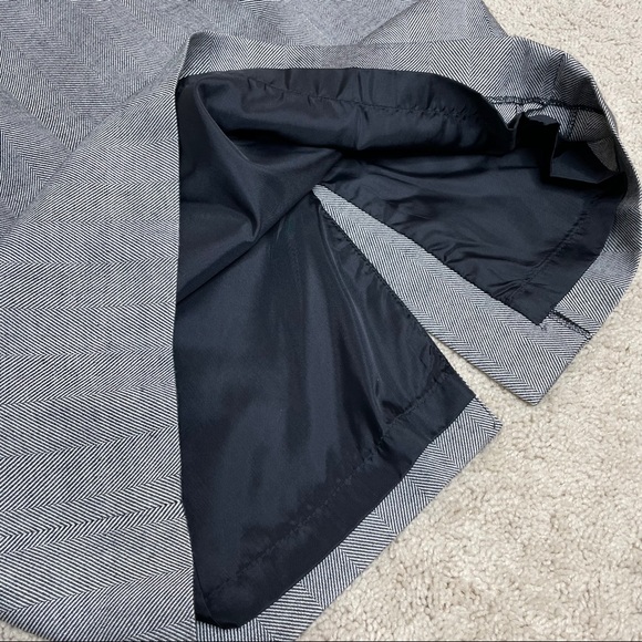 Vintage J. Gallery Gray Herringbone Skirt - Picture 8 of 11
